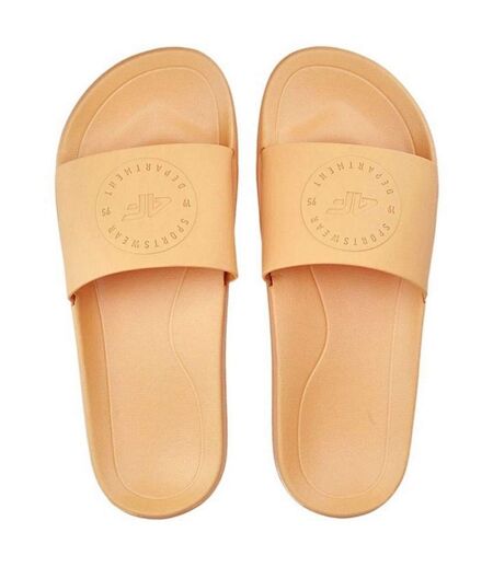 Claquettes Style Logo F045a Femme Orange 4F