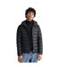 Mens Down Hooded Padded Jacket Black Gant-4