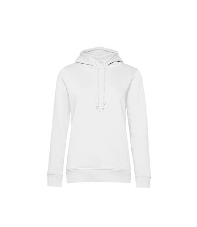 Sweat à capuche femme blanc B&C