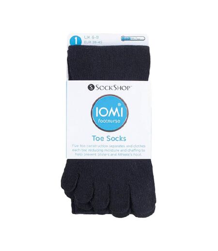 1 Pack Unisex Lightweight Cotton Toe Socks for Athletes Foot