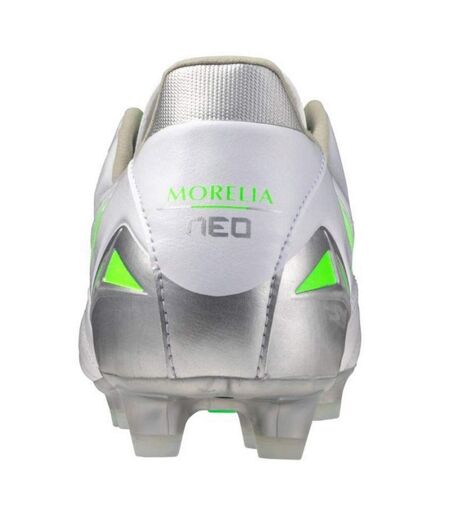 Chaussures De Foot Pour Terrain Ferme Morelia Neo Pro Homme Blanc Vert Mizuno