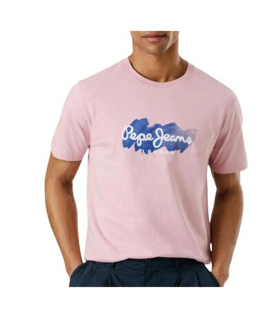 T-shirt rose homme pepe jeans milton - l