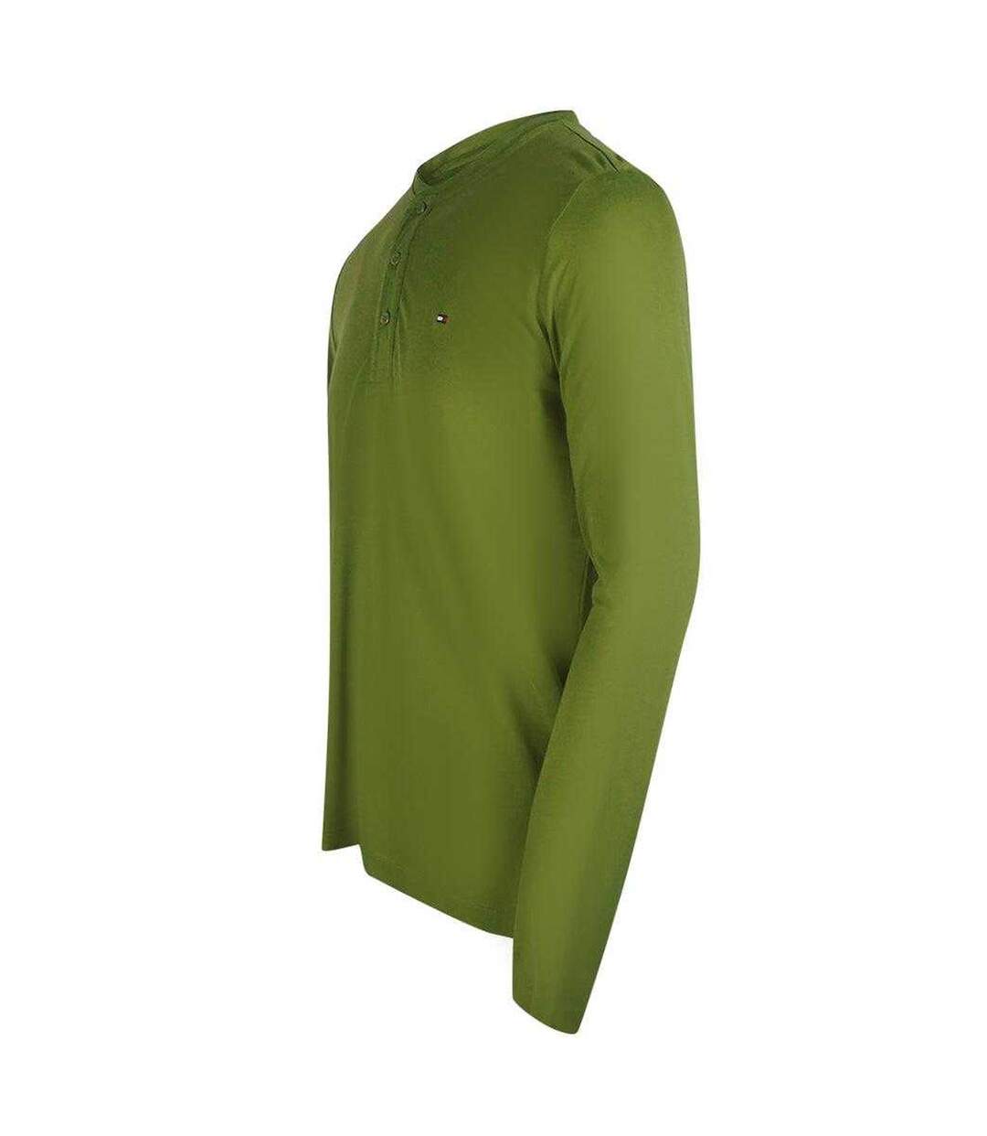 T-shirt Manches Longues Homme Vert Tommy Hilfiger-3