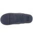 Isotoner Chaussons Mules homme velours chauds, semelle confort crantée-5