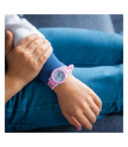 Montre Enfant Silicone Rose Chat CHTIME