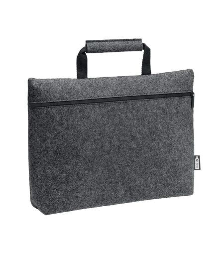 Tapla rpet felt laptop bag 28cm x 38cm x 6.5cm stone grey MidOcean