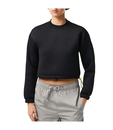 Sweat Femme Noir Lacoste