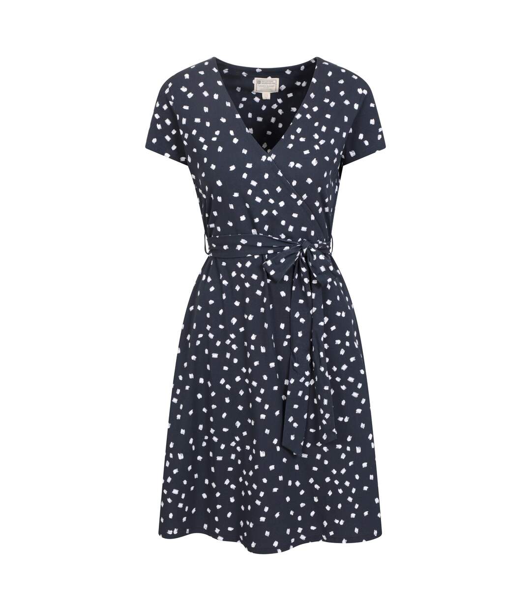 Womens/ladies Santorini Daisy Jersey Uv Protection Dress Navy Mountain Warehouse-1