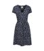 Womens/ladies Santorini Daisy Jersey Uv Protection Dress Navy Mountain Warehouse-1