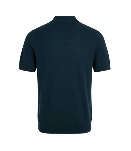 Polo Uni Manches Courtes En Coton Bio Homme Bleu Sarcelle Foncé Lyle & Scott