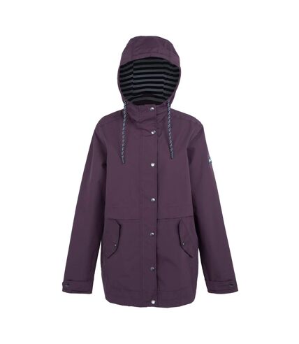 Veste imperméable bayla femme prune foncé Regatta