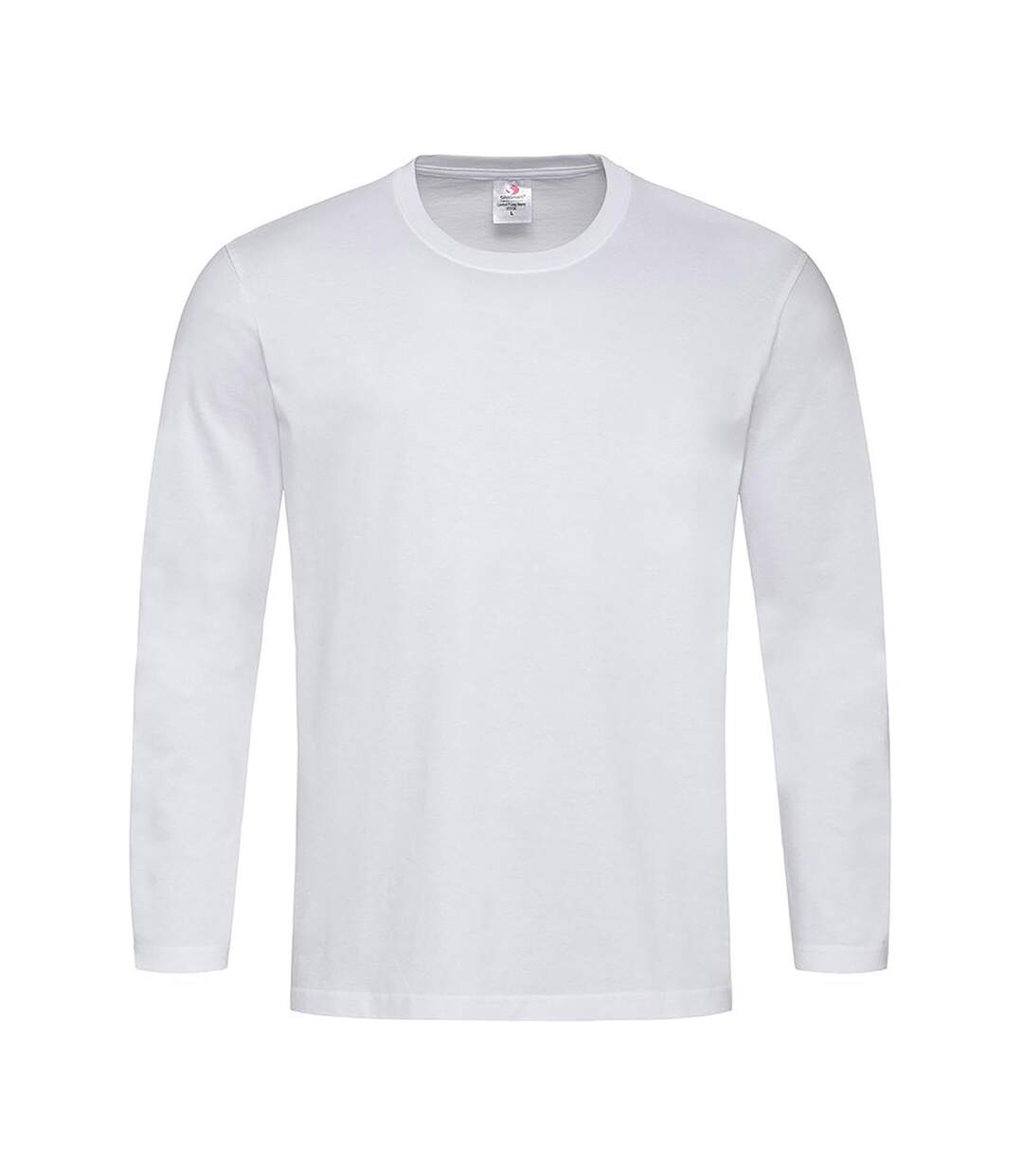 T-shirt À Manches Longues Homme Blanc Stedman-2