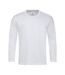 T-shirt À Manches Longues Homme Blanc Stedman-2