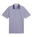 Mens Pure 2.0 Striped Performance Polo Shirt Blue Navy Puma-1