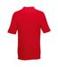 Fruit Of The Loom Mens 65/35 Pique Short Sleeve Polo Shirt (Red) - UTBC388