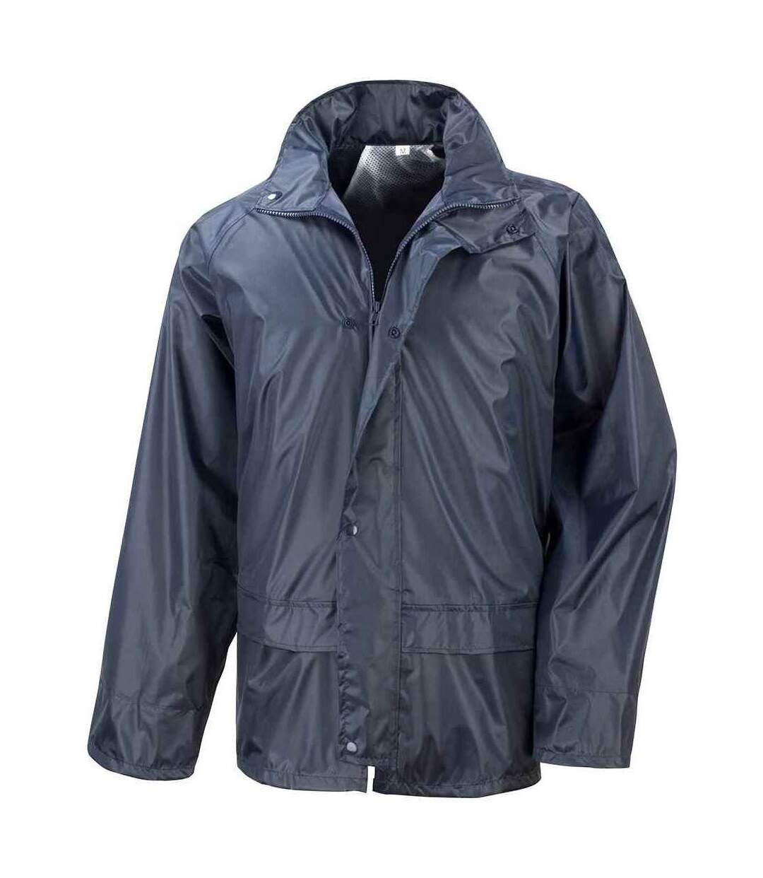 Mens Waterproof Jacket Navy Result Core-2