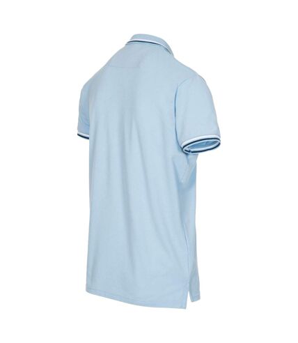Trespass Mens PoloBrook Polo Shirt (Sky Blue)