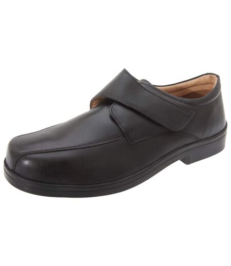 Chaussures De Ville Extra Larges Homme Noir Roamers