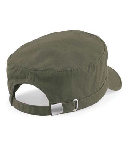 Beechfield Army Cap / Headwear (Olive Green)