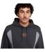 Mens Air Fleece Pullover Hoodie Black Fir White Nike-3