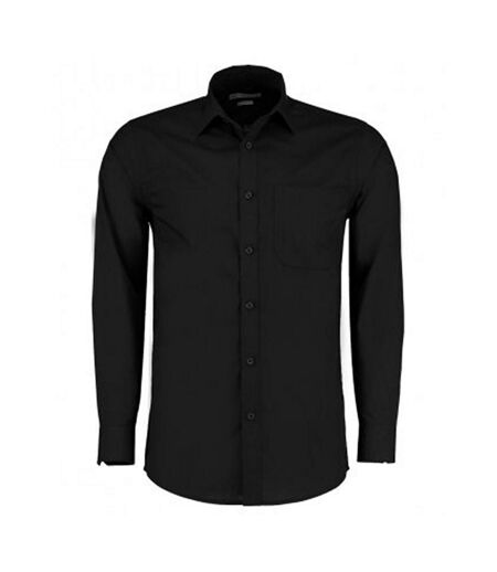 Chemise Poplin Hommes Noir Kustom Kit