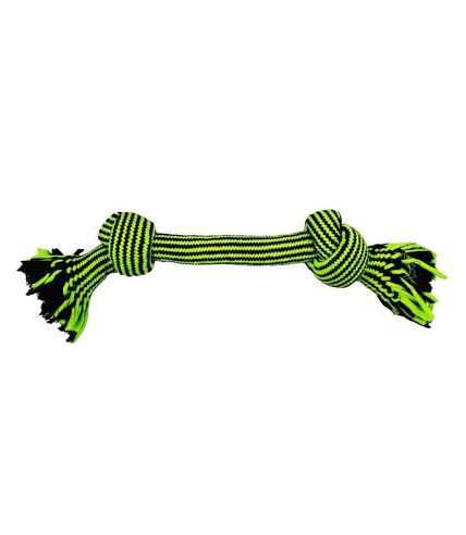 Jolly Pets Knot-N-Chew 2 Rope Dog Toy (Green) (S, M) - UTTL5219