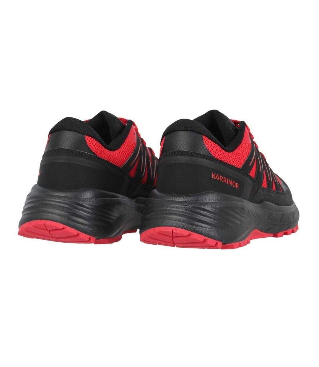 Mens Ortholite Trainers Red Black Karrimor-2
