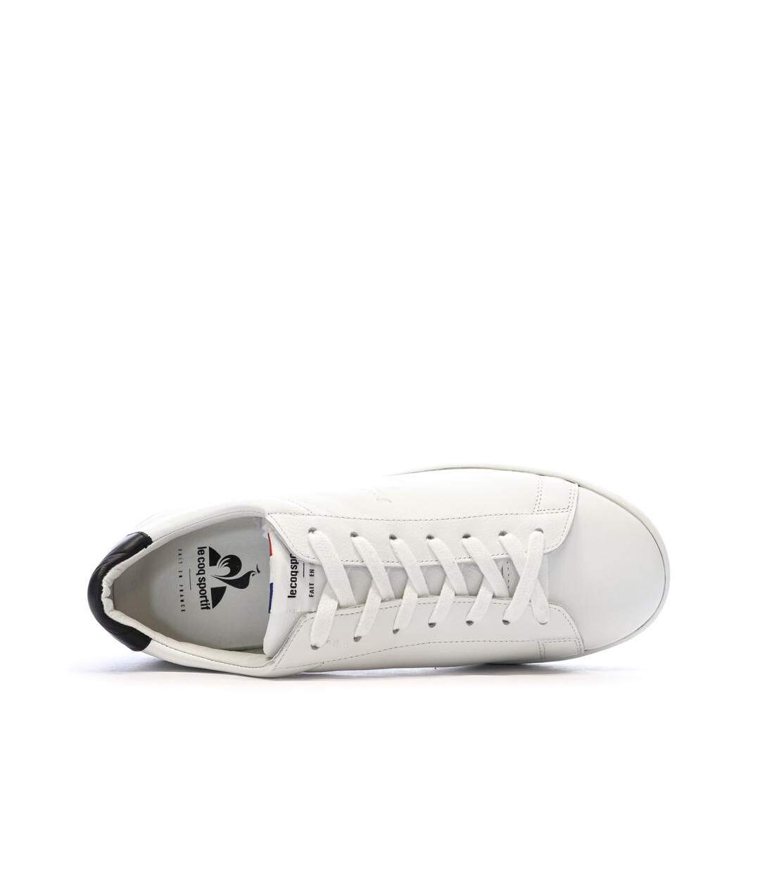 Baskets blanches/noires homme le coq sportif phenix-4