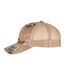 Casquette Trucker Motif/style Rétro Adulte Brun Clair Flexfit-3