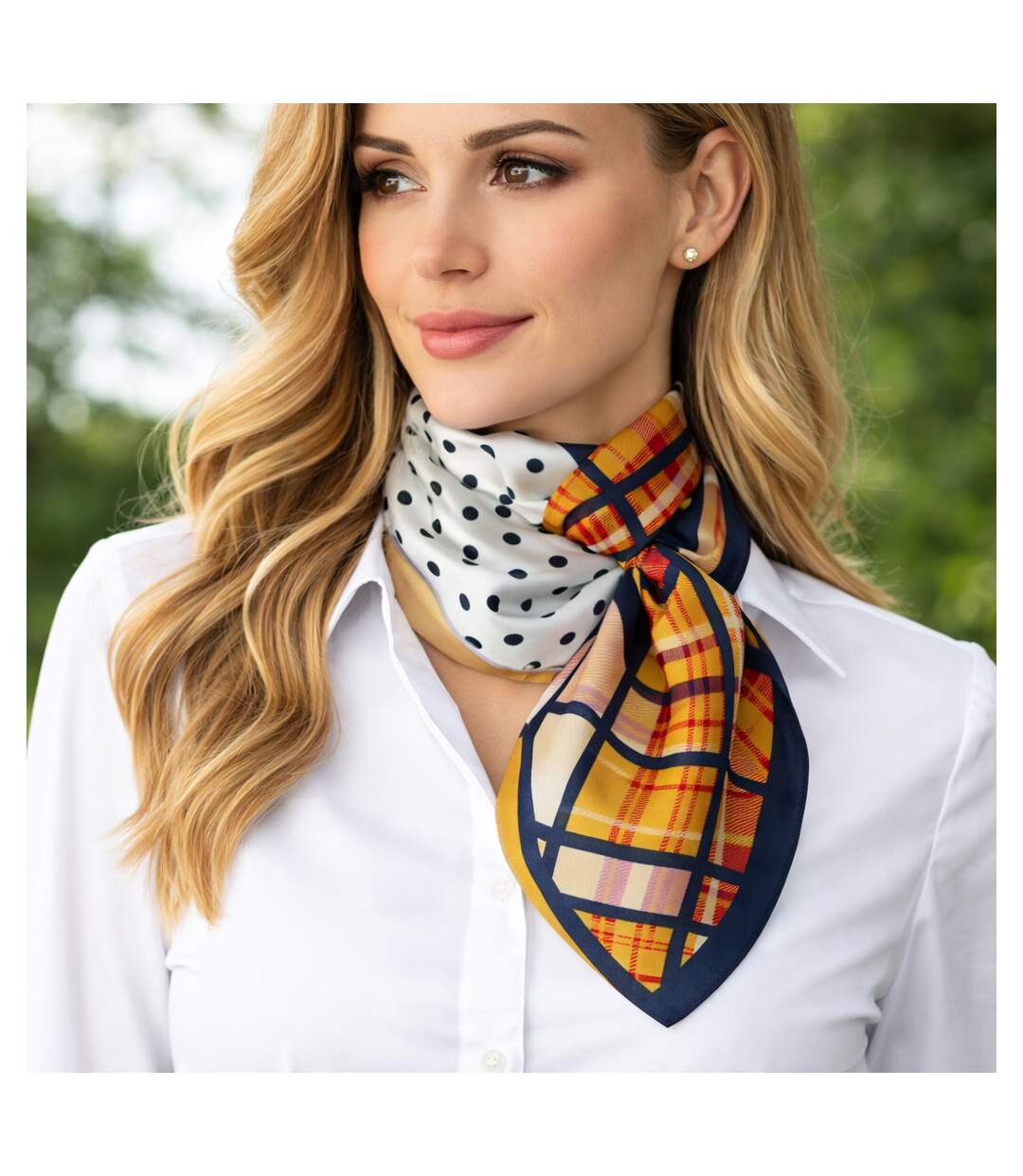 Foulard polysatin DONYA-1