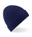 Beechfield Unisex Chunky Ribbed Winter Beanie Hat (Oxford Navy) - UTRW4093