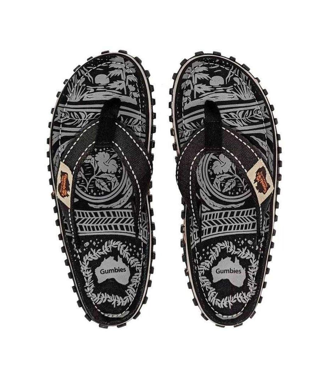 Tongs Midnight Homme Noir Gumbies-3