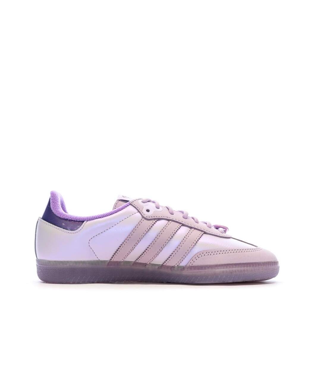 Samba baskets violet femme adidas-2