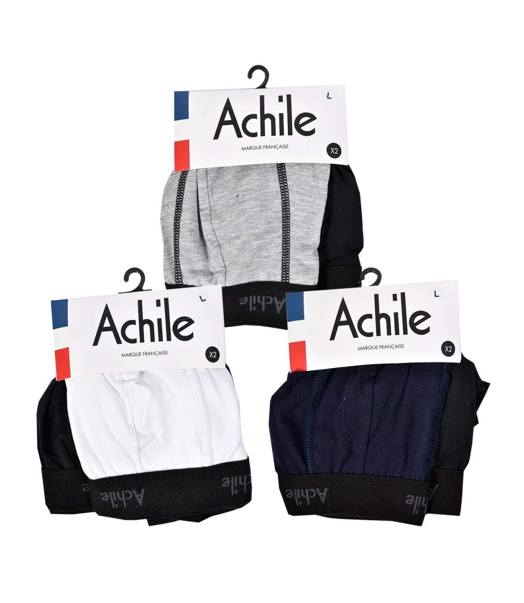 Boxer Homme ACHILE Ultra confort Qualité Française - Pack de 6-2