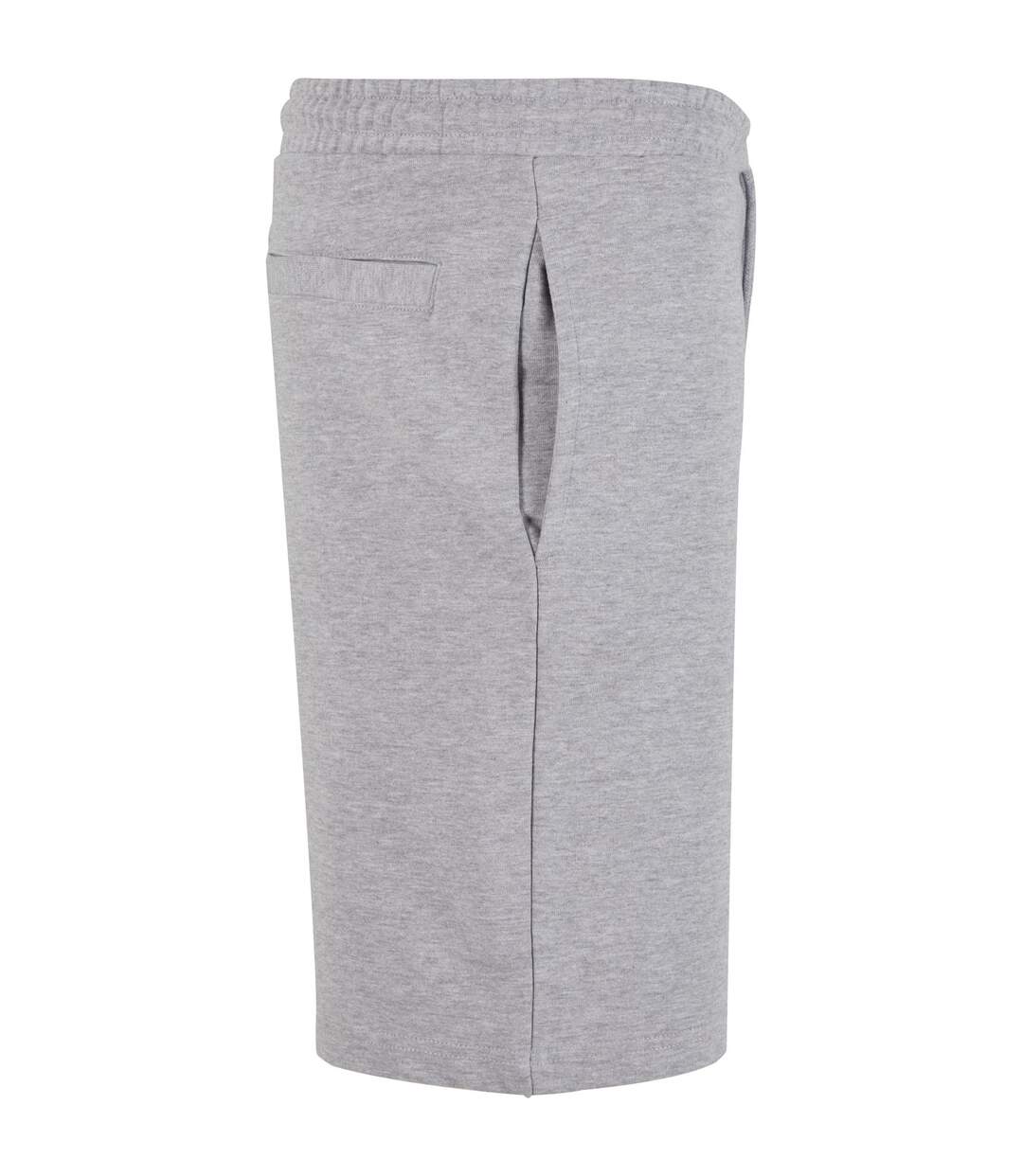 Unisex Adult Ultra Heavy Sweat Shorts Heather Grey Build Your Brand-3