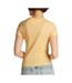 T-shirt jaune femme tommy hilfiger night navy - l-2