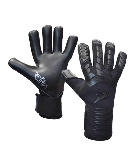 Unisex Adult Elite 3.0 Blackout Goalkeeper Gloves Black Blackout Precision