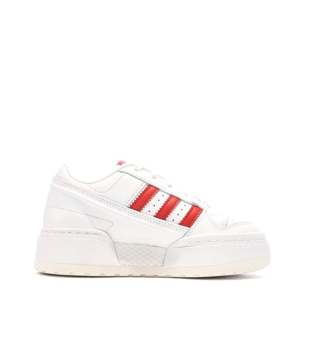 Baskets blanches/rouges femme adidas forum xlg-2