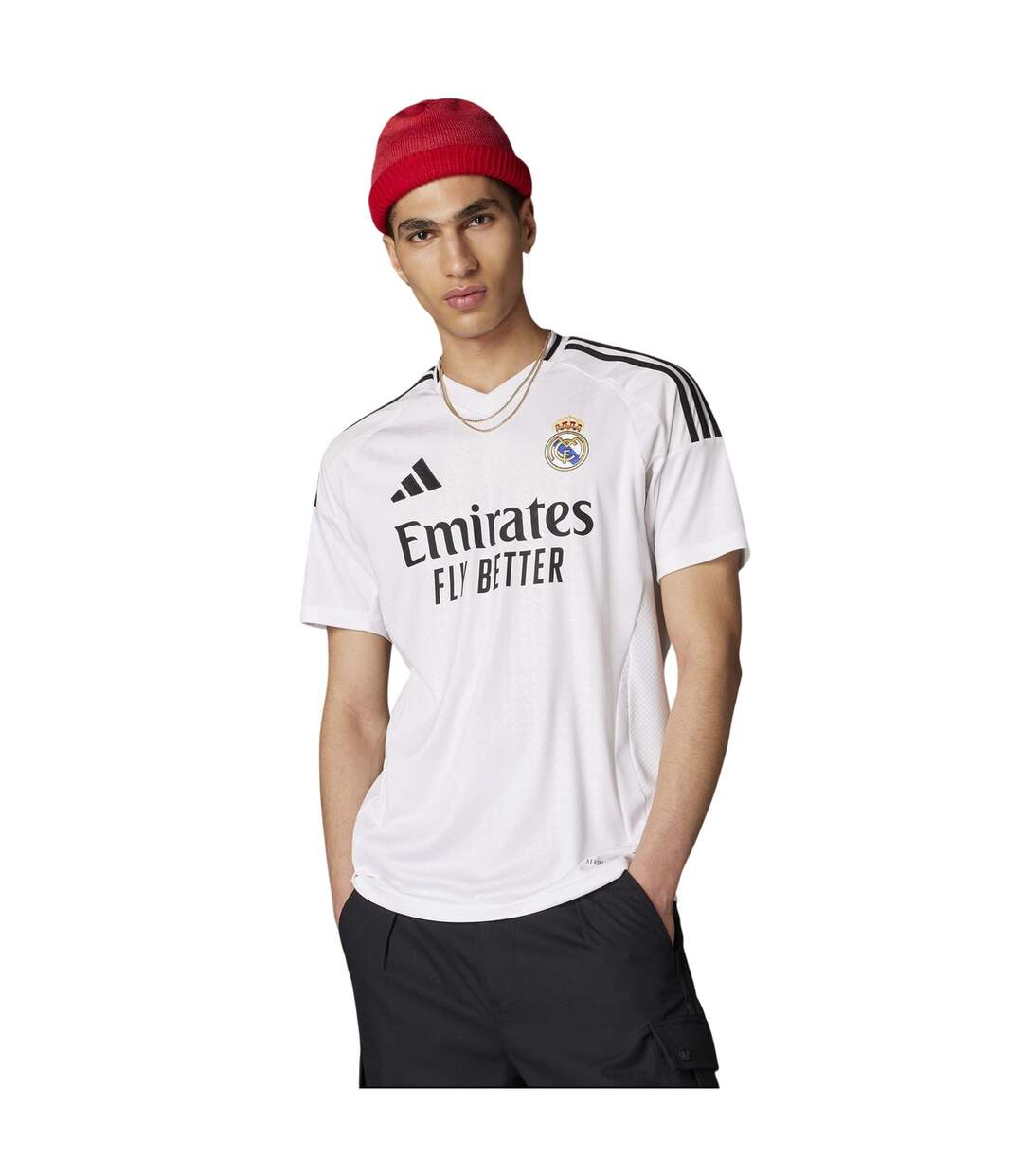 Maillot Domicile Homme Blanc Real Madrid CF-4