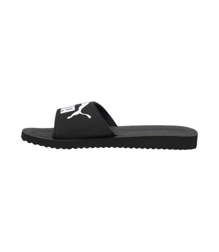 Mens Purecat Sliders Black Puma