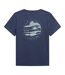 T-shirt Graphique Carina Femme Bleu Foncé Animal-3