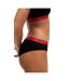 Womens/ladies Repeat Logo Thong Black Hugo-4