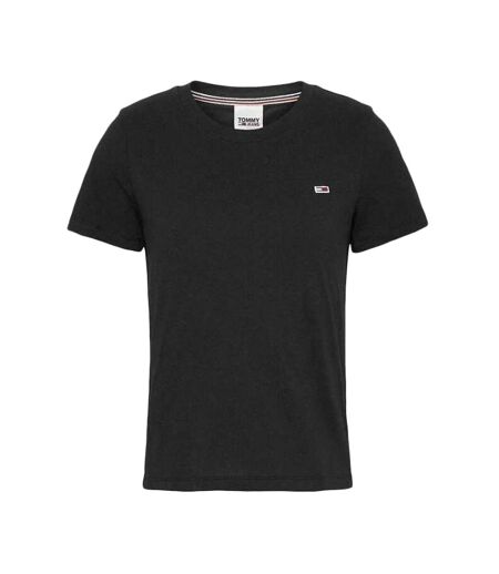 T-shirt Motif/style Logo Femme Noir Tommy Hilfiger