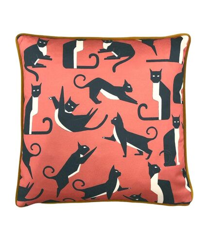 Kitta cats cushion cover one size pink/watermelon Furn