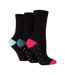 3 Paires - Chaussettes Bambou Unies Originales Couleur-1