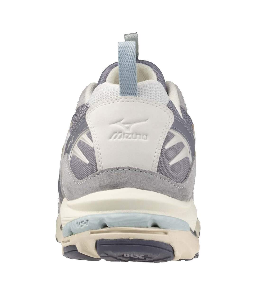 Mens Wave Rider 10 Sportstyle Leather Trainers Grey Mizuno-2