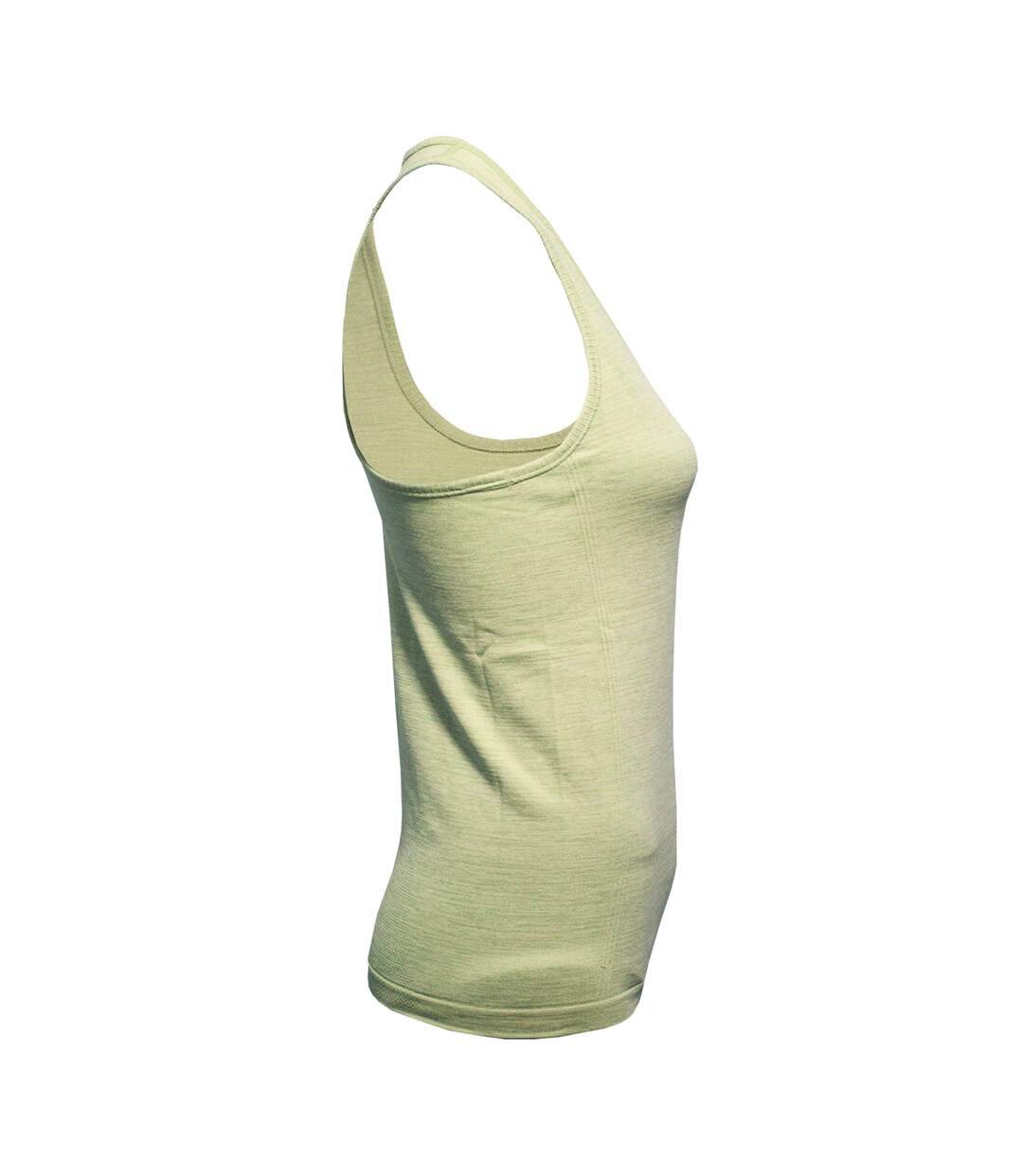 Womens/ladies multi sport melange seamless 3d undershirt sage green TriDri