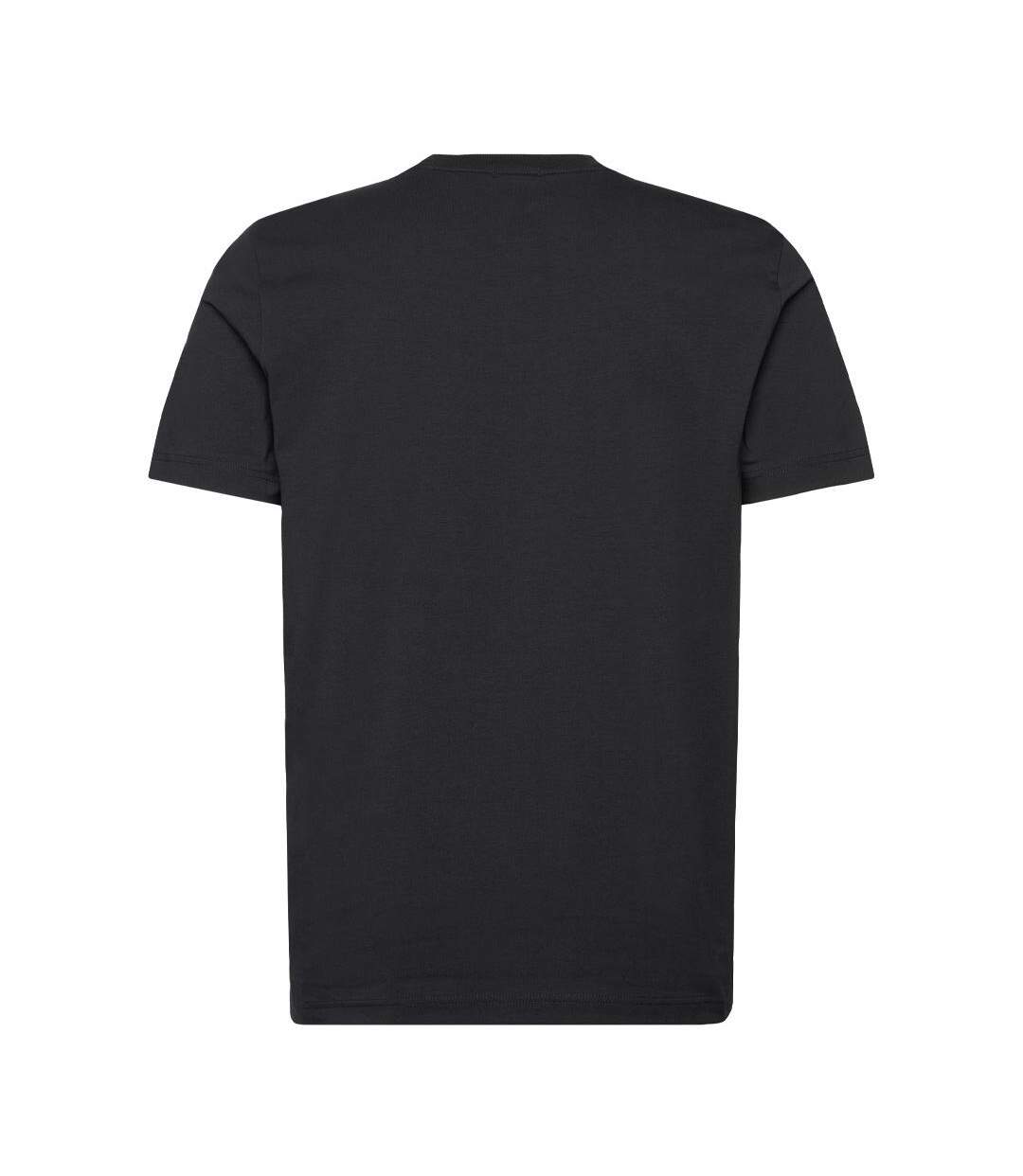 T-Shirt bleu marine homme hugo boss tee-2