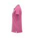 Womens/ladies Marion Polo Shirt Bright Pink Clique-3