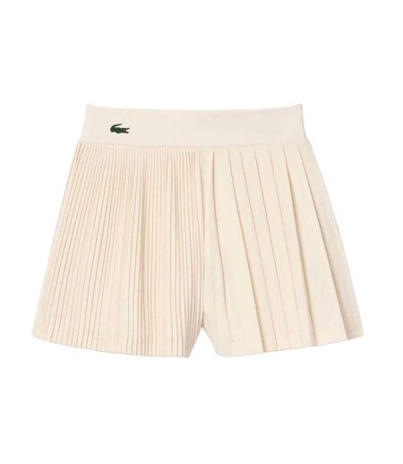 Short Femme Crème Lacoste